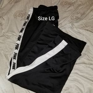 Lg Pink track pants